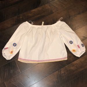 ❤️NWT❤️ Madewell OTS Embroidered Top